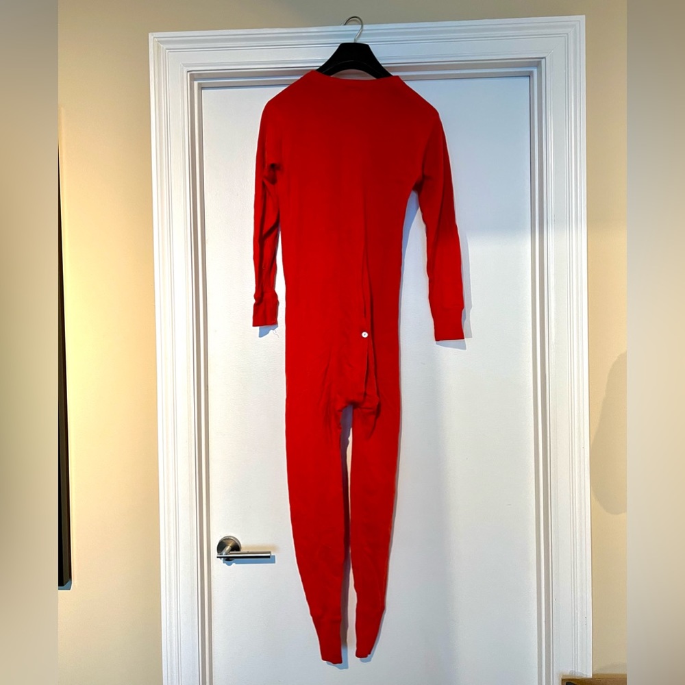 Thermal underwear, super warm. Easy access.